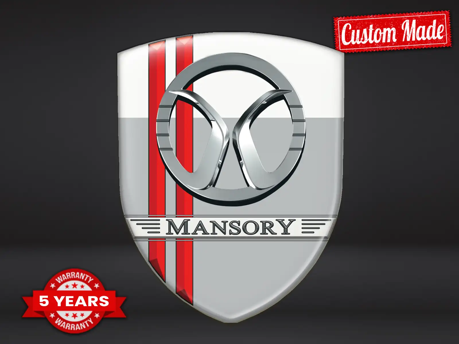 Mansory Logosticker Robust Universal Hochwertig